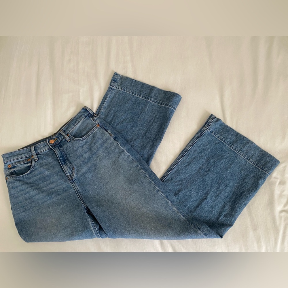 J. Crew Wide Leg Trousers Size 28